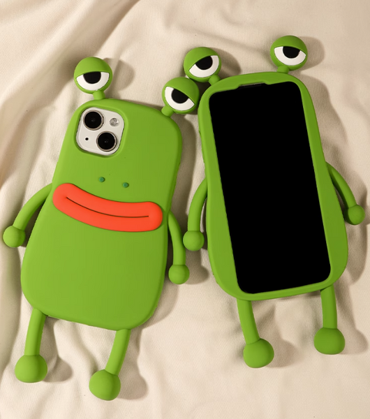 Cute Frog Phone Case for iphone 7/7plus/SE2/8/8P/X/XS/XR/XS Max/11/11pro/11pro max/12/12pro/12pro max/13/13pro/13pro max/14/14pro/14pro max PN6039