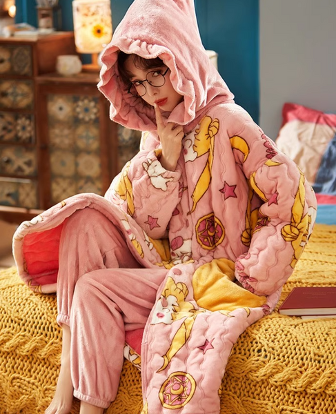Kawaii Sailormoom Winter Pajamas Suits PN6554