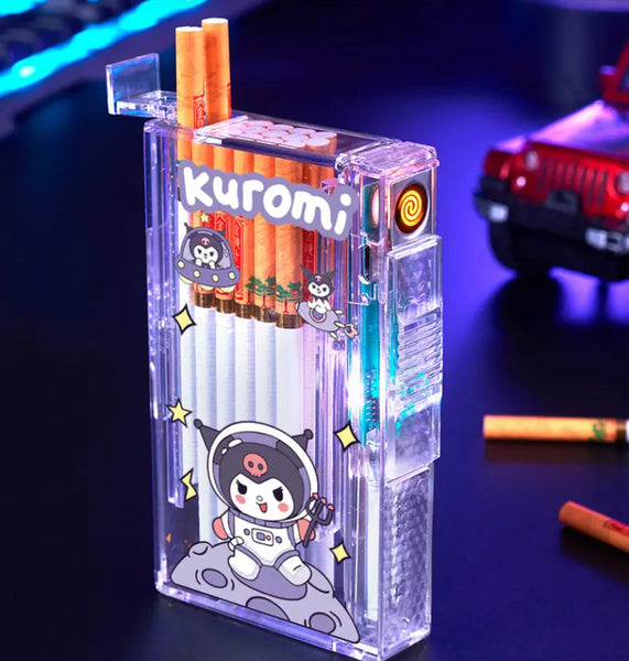 Cute Lighter and Cigarette Case Pn5974
