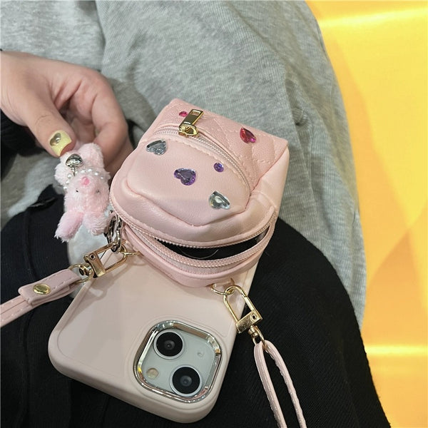Kawaii Bag Phone Case for iphone 11/11pro/11pro max/12/12mini/12pro/12pro max/13/13pro/13pro max/14/14plus/14pro/14pro max PN6083