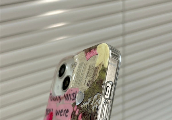 Lovely Cat Phone Case for iPhone 11/12/12pro/12pro max/13/13pro/13pro max/14/14 pro/14pro max PN5978