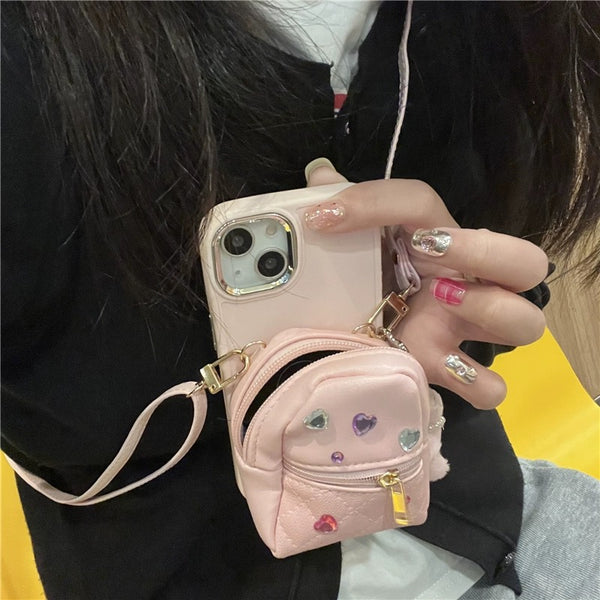 Kawaii Bag Phone Case for iphone 11/11pro/11pro max/12/12mini/12pro/12pro max/13/13pro/13pro max/14/14plus/14pro/14pro max PN6083
