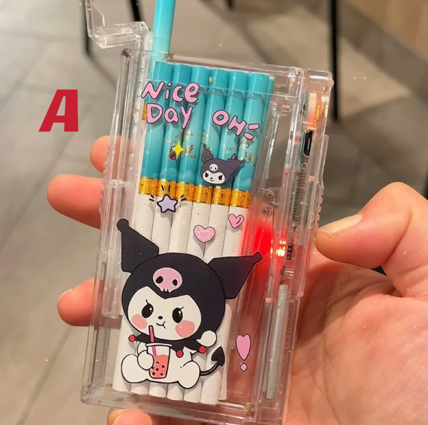 Cute Lighter and Cigarette Case Pn5974