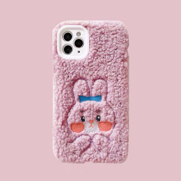 Lovely Rabbit Phone Case for iphone 7/8/se2/7p/8p/X/XS/XR/XS Max/11/11pro/11pro max PN3223