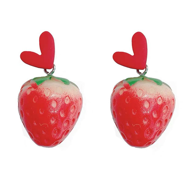 Kawaii Strawberry Earrings PN3605