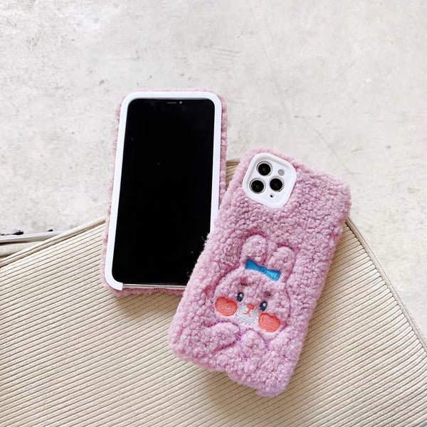 Lovely Rabbit Phone Case for iphone 7/8/se2/7p/8p/X/XS/XR/XS Max/11/11pro/11pro max PN3223