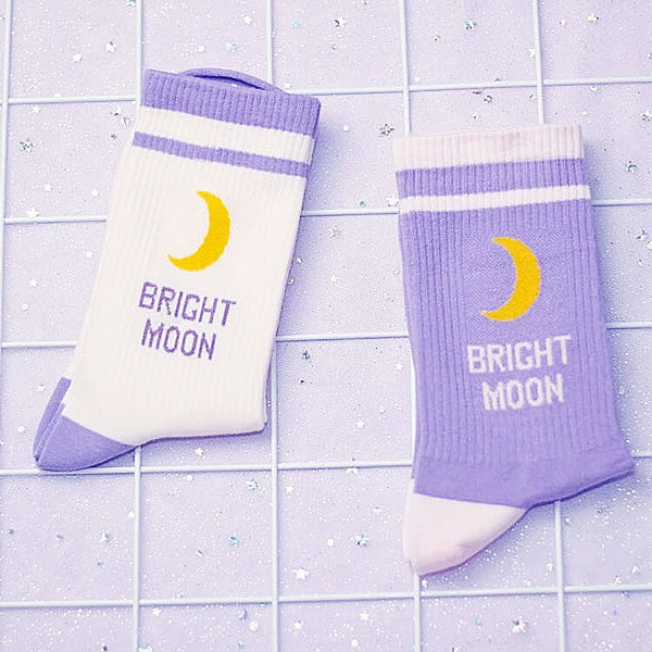 Harajuku Moon Socks PN0625