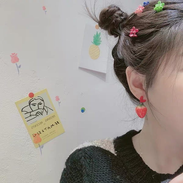 Kawaii Strawberry Earrings PN3605