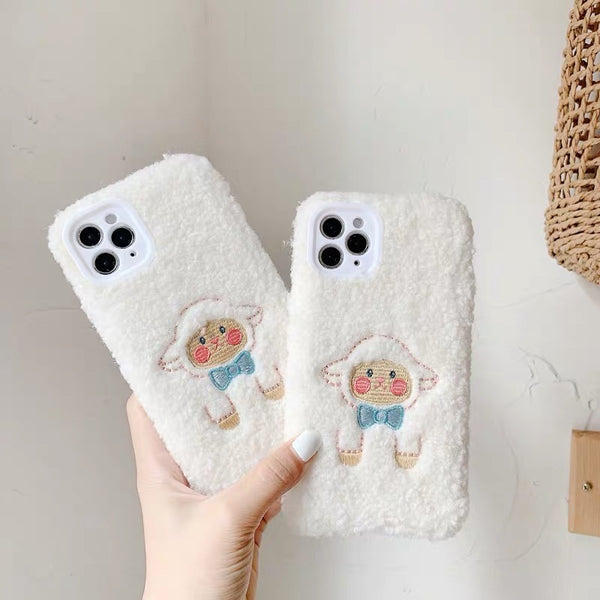 Lovely Sheep Phone Case for iphone 7/8/se2/7p/8p/X/XS/XR/XS Max/11/11pro/11pro max PN3224