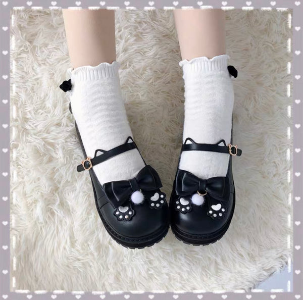 New Lolita Cat Paws Shoes PN3611