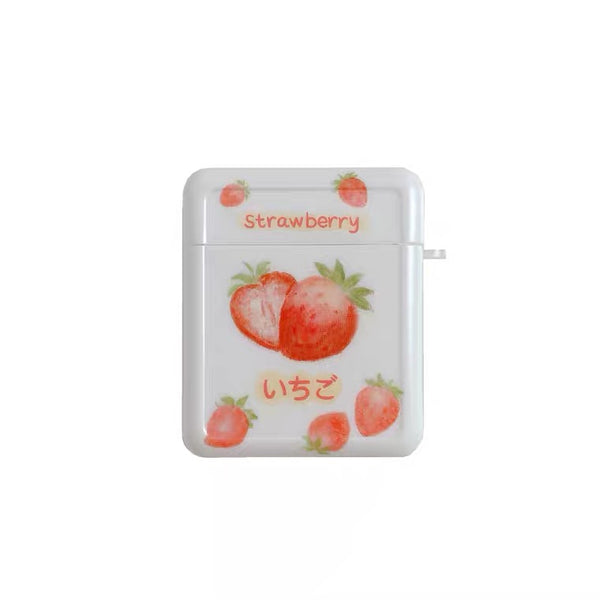 Strawberry And Peach Airpods Case For Iphone PN2797