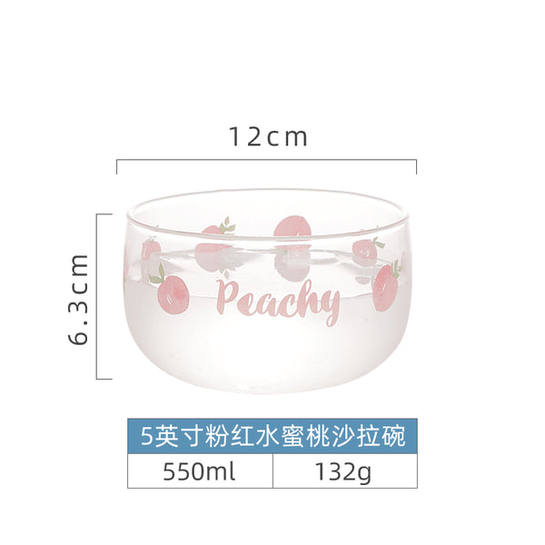 Sweet Peach Cup And Bowl PN2789