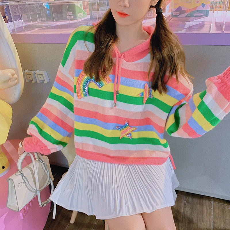 Kawaii Rainbow Sweater PN3057