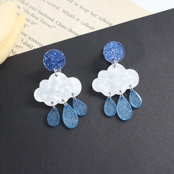 Blue Cloud Earrings/Clips PN4810