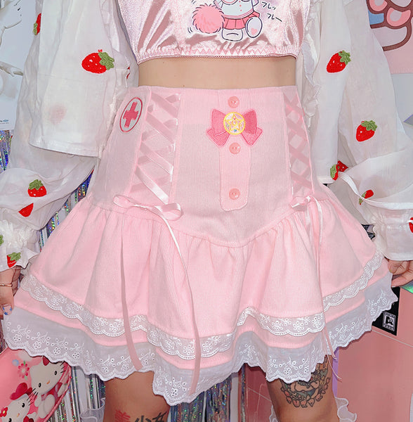 Pink Sailormoon Girls Skirt PN5443