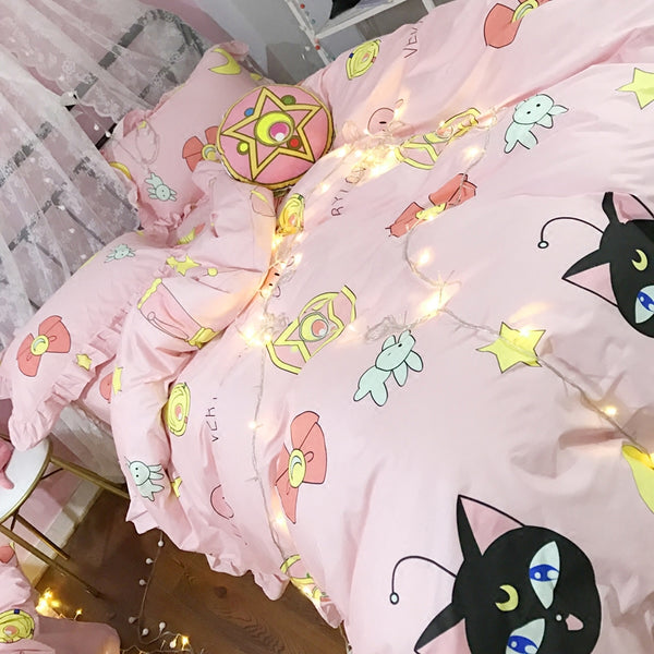 Sailormoon Luna Bedding Set PN2214