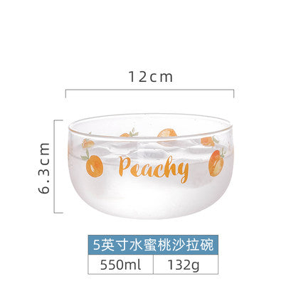 Sweet Peach Cup And Bowl PN3775