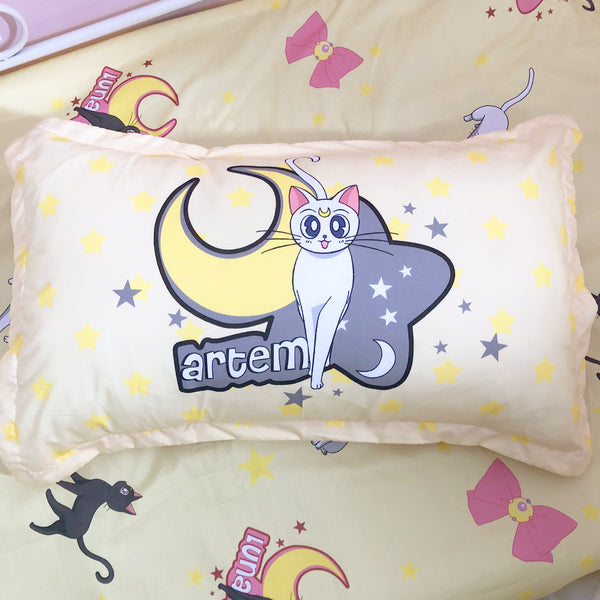 Cute Luna And Artemis Bedding Set PN1390