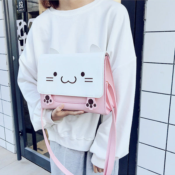 Kawaii Cats Shoulder Bag PN0726