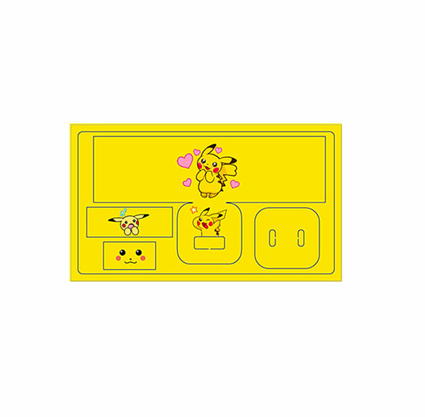 Cute Pikachu Charger Stickers For Iphone PN1203