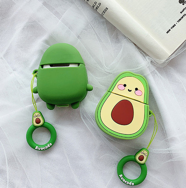 Smile Avocado Airpods Case For Iphone PN1591