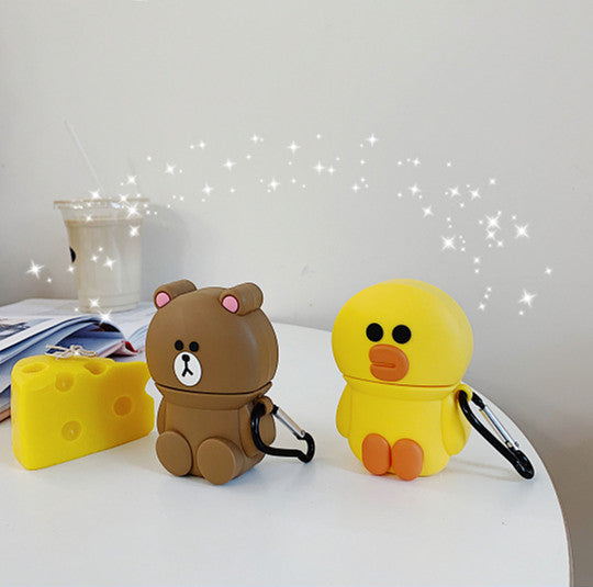 Kawaii Brown and Cony Airpods Case For Iphone PN1677