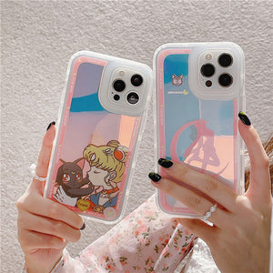 Kawaii Sailormoon Phone Case for iphone 7/7plus/8/8P/X/XS/XR/XS Max/11/11pro/11pro max/12/12mini/12pro/12pro max/13/13pro/13pro max PN4371