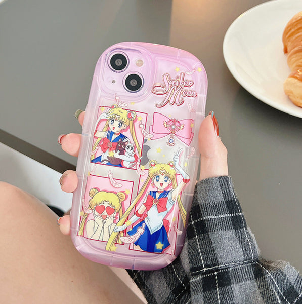 Kawaii Sailormoon Phone Case for iphone X/XS/XR/XS Max/11/11pro/11pro max/12/12mini/12pro/12pro max/13/13pro/13pro max/14/14plus/14pro/14pro max PN5420
