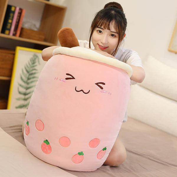 Cute Bubble Tea Hold Pillow PN2884