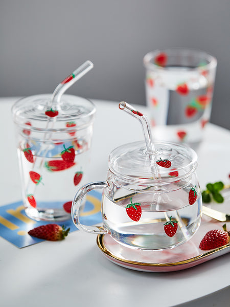 Lovely Strawberry Water Cups PN2728