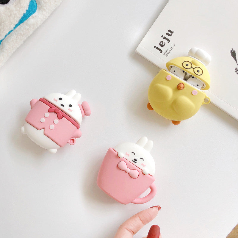 Cartoon Rabbit Airpods Case For Iphone PN2251