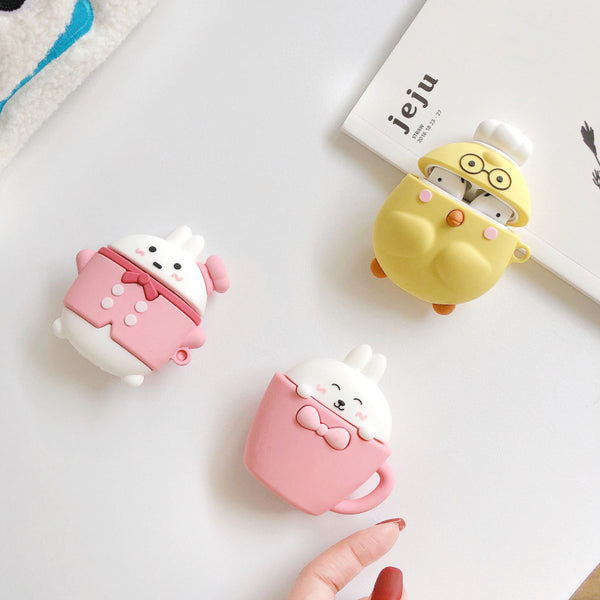 Cartoon Rabbit Airpods Case For Iphone PN2251