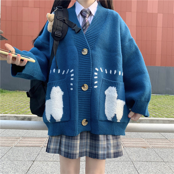Fashion Sheep Sweater Coat PN3992