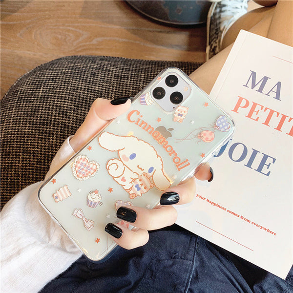 Lovely Cinnamoroll Phone Case for iphone 7/7plus/8/8P/X/XS/XR/XS Max/11/11pro/11pro max PN2020