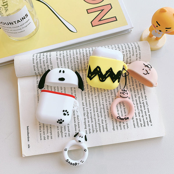 Snoopy and Charlie Airpods Case For Iphone PN1410