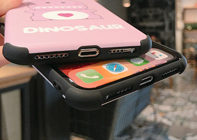 Cute Dinosaur Phone Case for iphone 6/6s/6plus/7/7plus/8/8P/X/XS/XR/XS Max PN1802