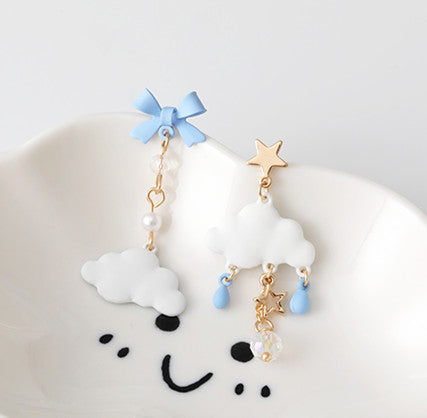 Cute Cloud Earrings/Clips PN5105