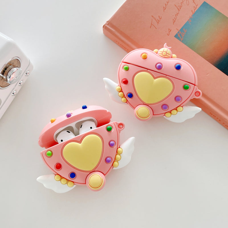 Kawaii Heart Airpods Case For Iphone PN4019
