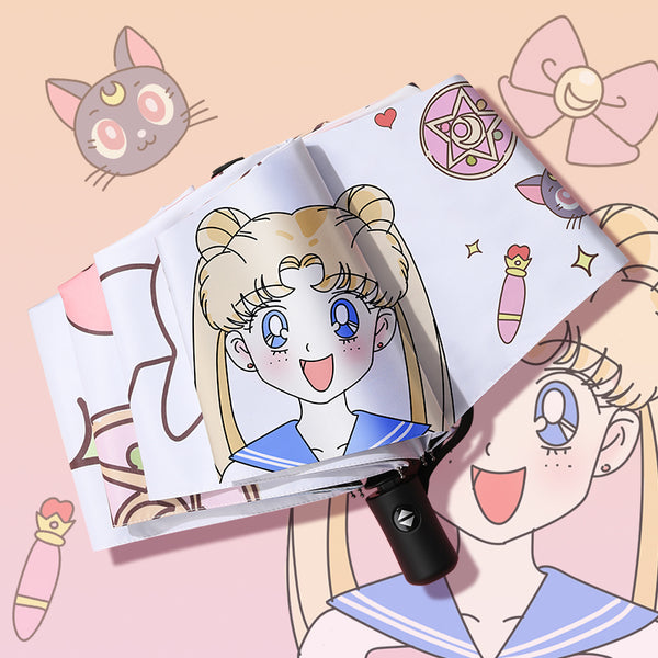 Cute Sailormoon Automatic Folding Umbrella PN5041