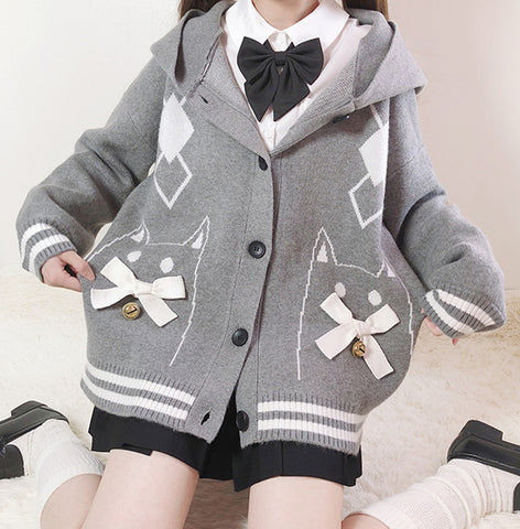 Fashion Cat Sweater Coat PN4470