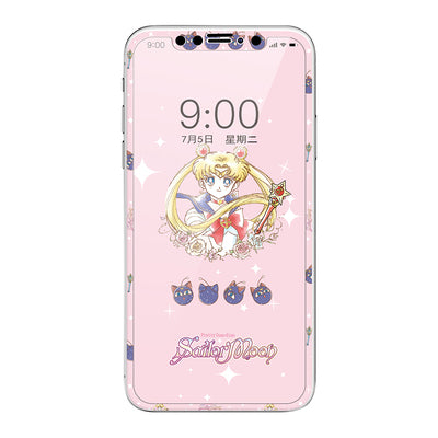 Sailormoon Sakura Phone Tempered Film for iphone 7/8/7p/8plus/X/XS/XR/XS Max/11/11pro/11pro max PN4889