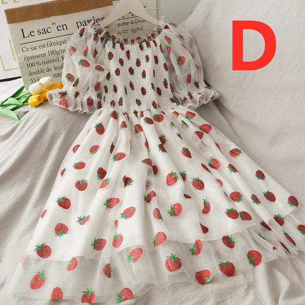 Fashion Strawberry Girls Dress PN4175