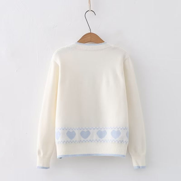 Cute Heart Sweater Coat PN5220