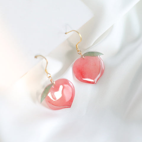 Pink Peaches Earrings/Clips PN1980