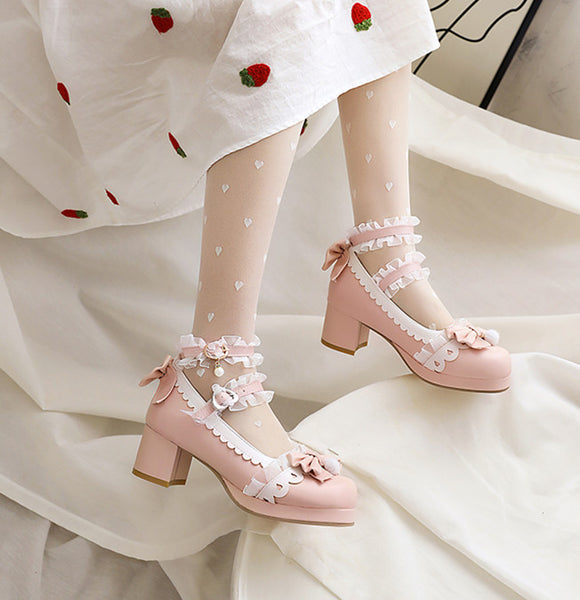 Fashion Lolita Bow-tie Shoes PN4531