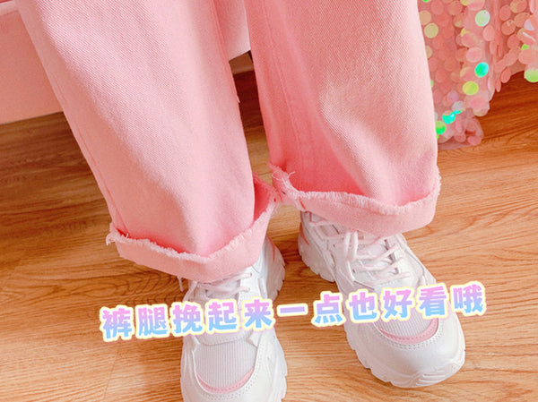 Pink Peach Jeans Pants PN4886