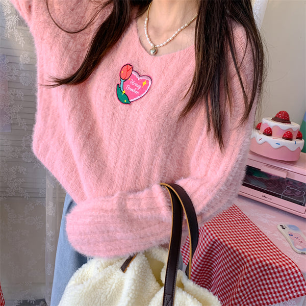 Soft Pink Sweater PN4845