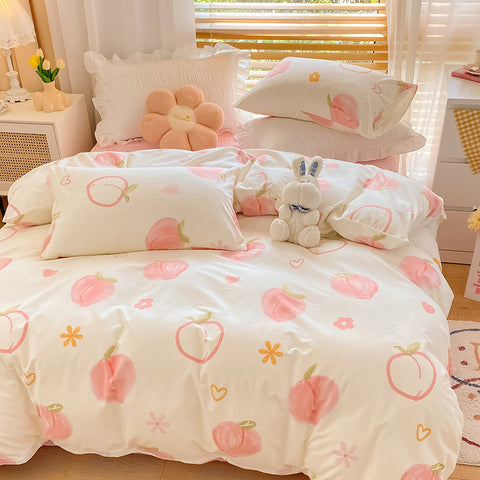 Fashion Peaches Strawberry Bedding Set PN4422