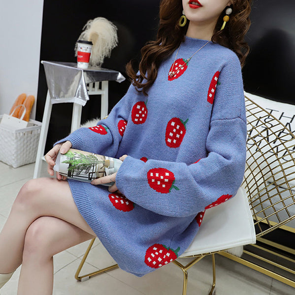 Kawaii Strawberry Sweater PN1770