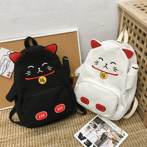 Kawaii Lucky Cat Backpack PN1713